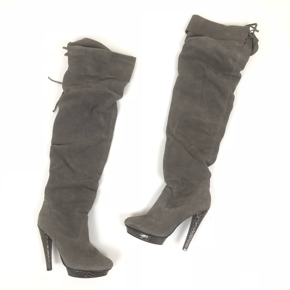 bakers thigh high boots